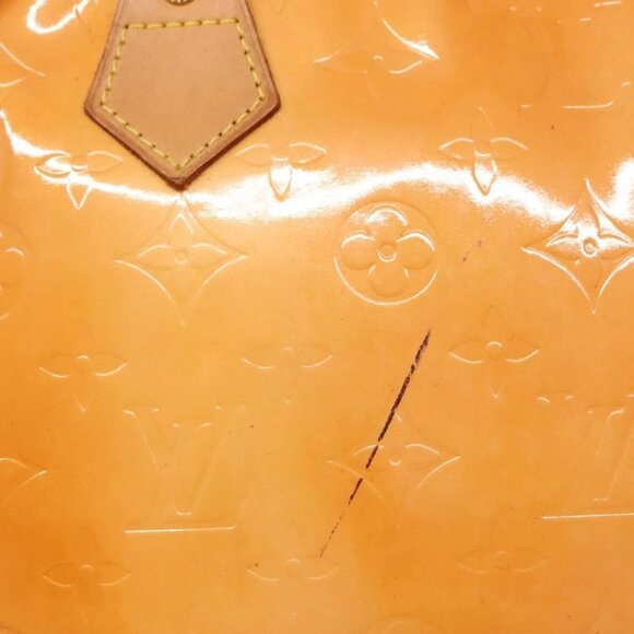 LOUIS VUITTON Monogram Vernis Houston Bag Marshmallow Pink M91302 LV Auth BA3921 - Picture 9 of 16